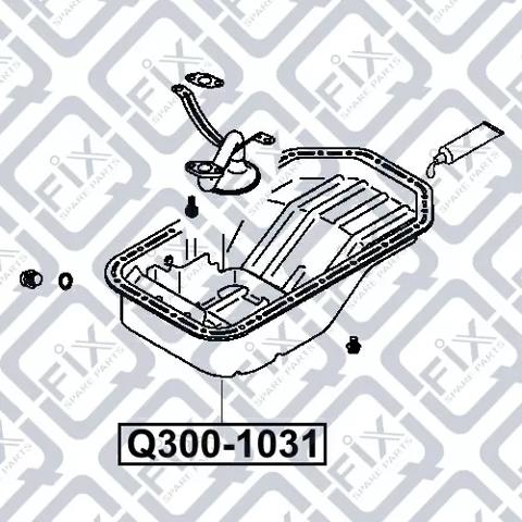Miska olejowa silnika Q3001031 Q-fix
