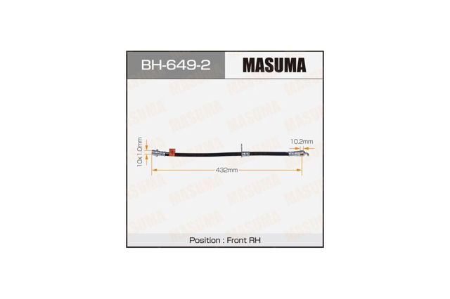 BH6492 Masuma Przewód hamulcowy tylny