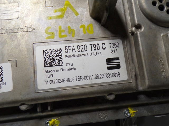Deska rozdzielcza VAG 5FA920790C cena, od 432,45 USD
