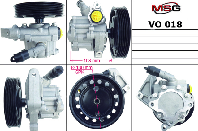 Pompa wspomagania hydraulicznego kierownicy MSG VO018 cena, od 211,41 USD