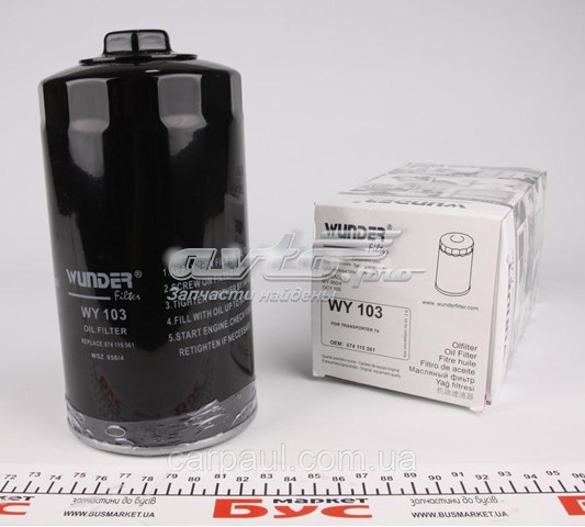 Filtr oleju WY103 Wunder