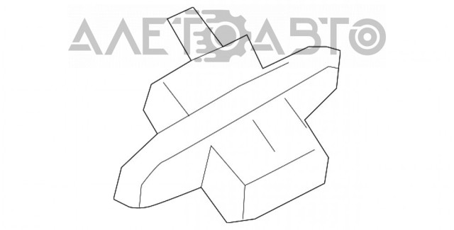 KB7W624B0 Mazda Przycisk blokady klapy bagażnika (drzwi 3/5)