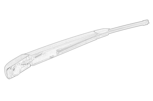 50557611 Fiat/Alfa/Lancia Ramię wycieraczki szyby tylnej