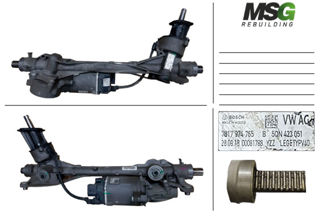 Do koszyka VW426NL00R MSG Rebuilding Listwa kierownicza (maglownica)