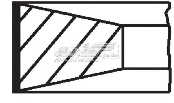 Pierścienie tłokowe na 1 cylinder, STD. Mahle Original 007RS001060N0 cena, od 44,56 USD