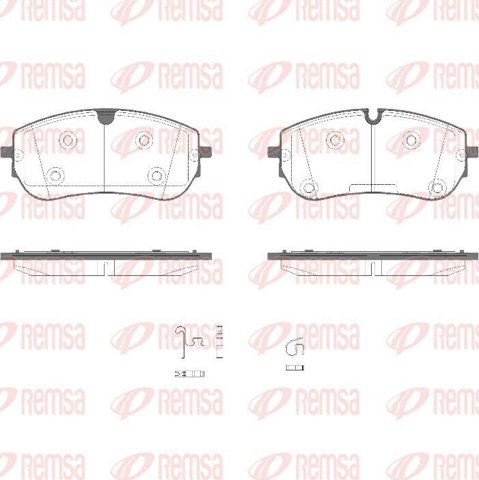 Klocki hamulcowe przednie tarczowe Land Rover LR174900 cena, od 101,09 USD