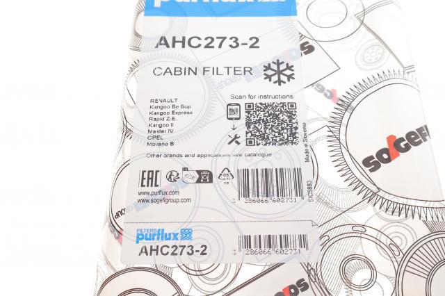 Filtr kabiny Purflux AHC2732 cena, od 14,31 USD