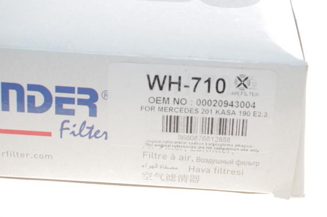 Do koszyka WH710 Wunder Filtr powietrza