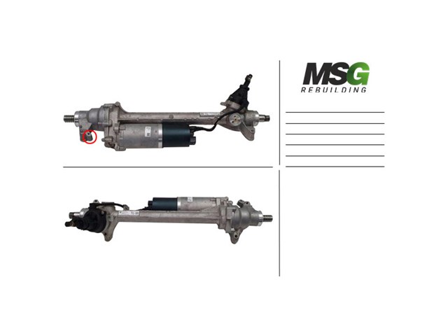 Listwa kierownicza (maglownica) MSG Rebuilding BW422NLA0R cena, od 1381,55 USD