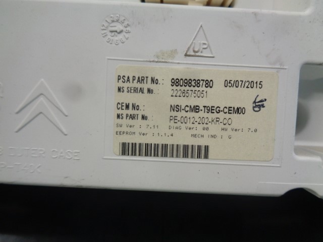  9822775180 Peugeot/Citroen