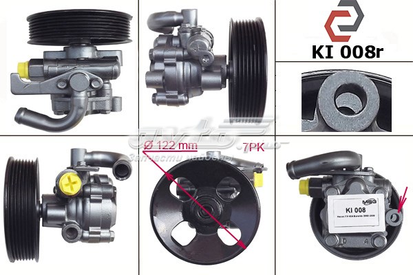 Pompa wspomagania hydraulicznego kierownicy KI008 MSG