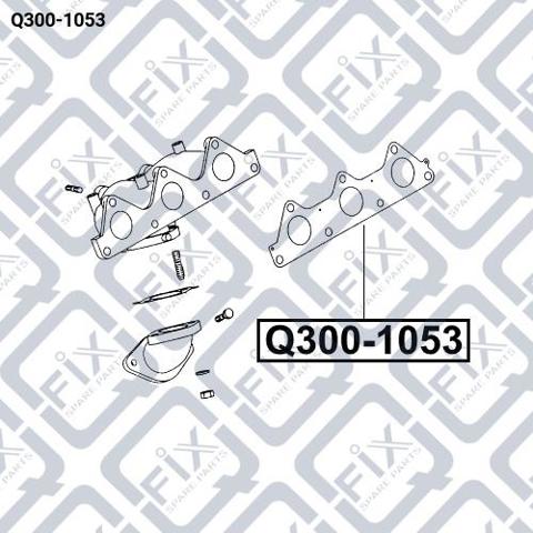 Q3001053 Q-fix Uszczelka kolektora wydechowego