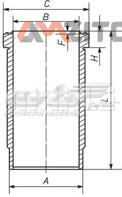 227WN6701 Mahle Original Tuleja tłoka