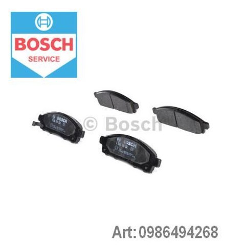 986494268 Bosch Klocki hamulcowe przednie tarczowe