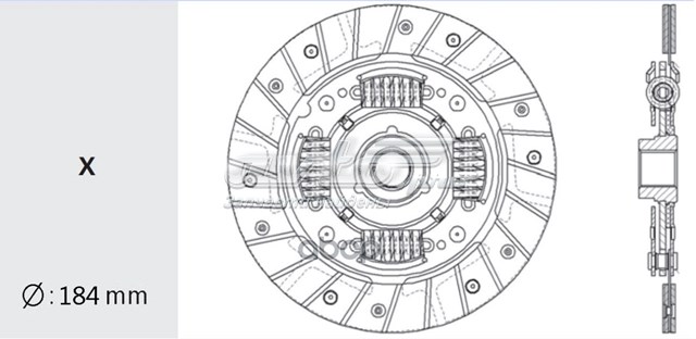Tarcza sprzęgła VALEO DW46 cena, od 41,46 USD