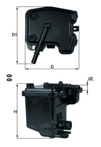 Filtr paliwa KL431D Mahle Original