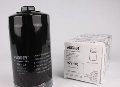 Filtr oleju Wunder WY103 cena, od 9,70 USD