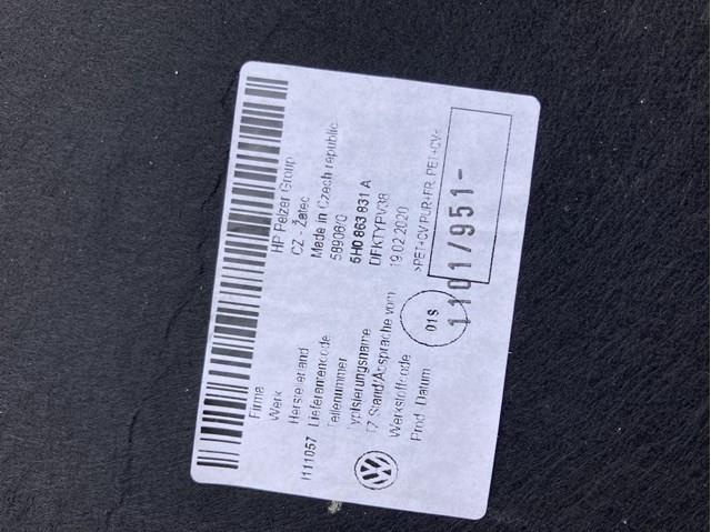 Wygluszenie maski Volkswagen Golf VIII hatchback (CD1, DA1) (2019 - 2026) cena, od 321,47 USD