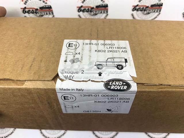 Do koszyka LR118006 Land Rover Klocki hamulcowe przednie tarczowe