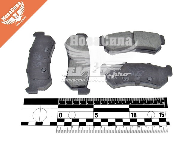 Okładziny (klocki) do hamulców tarczowych tylne Konner KPR1010