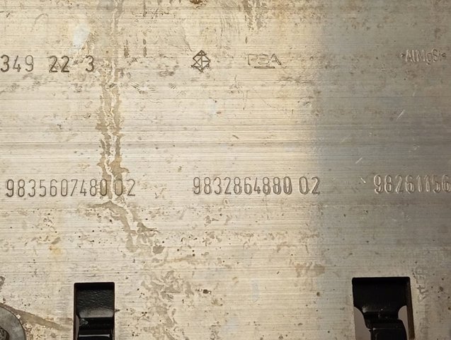 9832864880 Peugeot/Citroen Wzmocnienie zderzaka przedniego