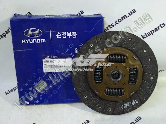 Do koszyka 4110039200 Hyundai/Kia Tarcza sprzęgła