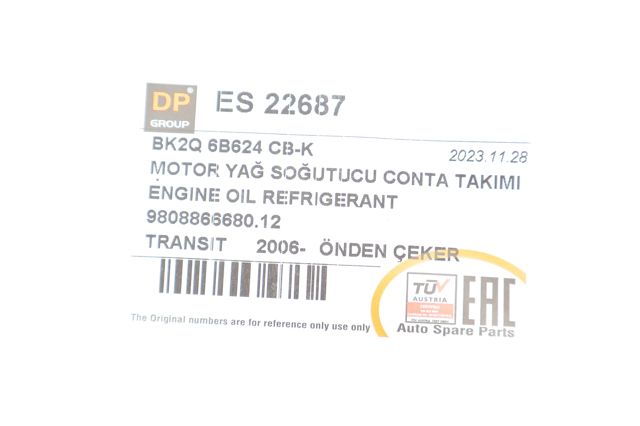 Obudowa filtra oleju DP Group ES22687 cena, od 41,65 USD
