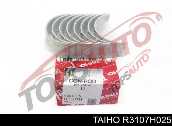 Panewki korbowodowe wału korbowego, zestaw, 1. naprawa (+0,25) Taiho R3107H025 cena, od 25,18 USD
