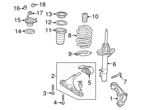 Poduszka amortyzatora przedniego Acura MDX III SUV (YD3) (2013 - 2026) cena, od 64,56 USD
