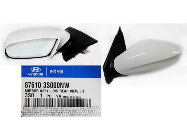 876103S000NW Hyundai/Kia Lusterko wsteczne lewe