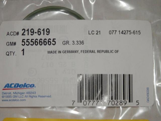 Uszczelka przepustnicy General Motors 55566665