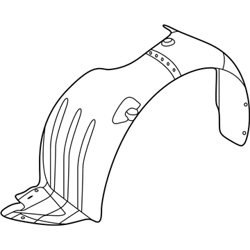 868113X700 Hyundai/Kia Nadkole błotnika przedniego lewe