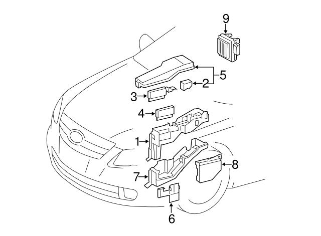  Skrzynka bezpieczników Toyota Avalon 