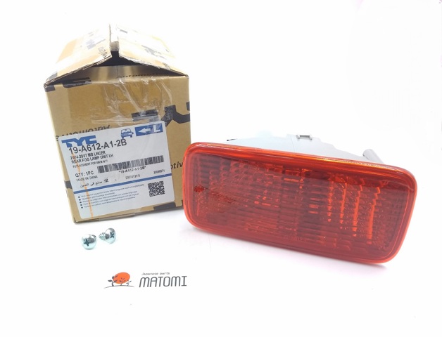 19A612A12B TYC Przednia lampa przeciwmgielna tylna lewa