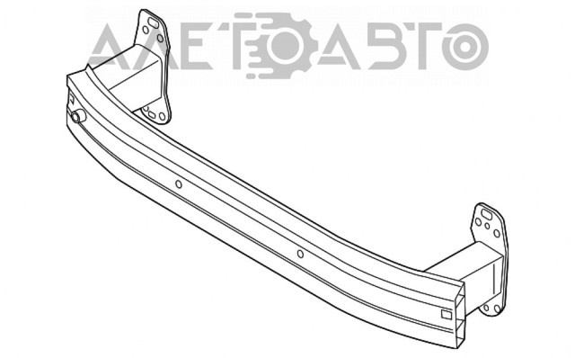 Wzmocnienie zderzaka przedniego 51947107 Fiat/Alfa/Lancia