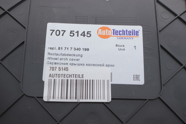 Klapka błotnika przedniego lewego Autotechteile 7075145