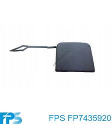 Zaślepka haku holowniczego zderzaka przednia FPS FP7435920 cena, od 7,71 USD