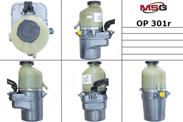 Pompa wspomagania hydraulicznego kierownicy OP301R MSG Rebuilding