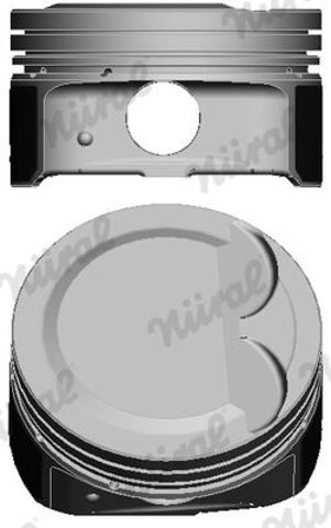 Tłok, komplet na 1 cylinder, 2. naprawa (+0,50) Nural 8742480700 cena, od 95,31 USD