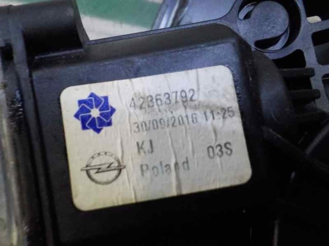 Mechanizm podnoszenia szyby drzwi przednich lewych do Opel Mokka I J13