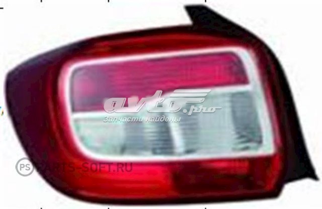 Lampa zespolona tylna lewa Depo/Loro/Abakus 55119A6LUE