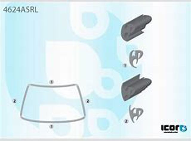 Uszczelka szyby przedniej DAF 95 XF I ciągnik siodłowy (1997 - 2002) cena, od 120,80 USD