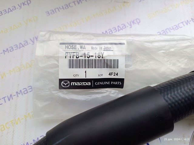 Przewód (króciec) chłodnicy dolny Mazda PYFB1518Y cena, od 74,58 USD