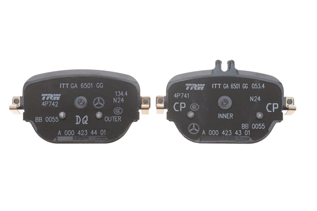 Okładziny (klocki) do hamulców tarczowych tylne Mercedes 0004219801 cena, od 63,42 USD