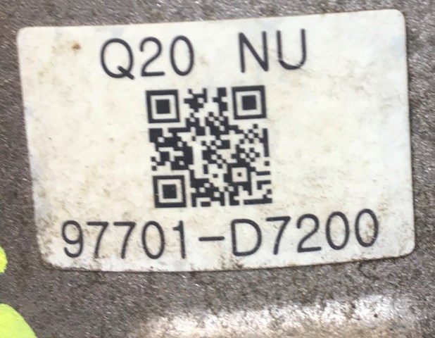 Do koszyka 97701D7200 Hyundai/Kia Sprężarka klimatyzacji