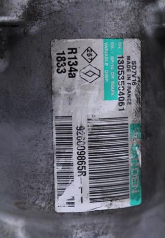 Sprężarka klimatyzacji 926009865R Renault (RVI)