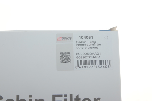 104061 Solgy Filtr kabiny