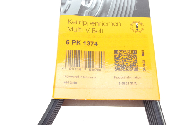 Pas napędowy mechanizmów Continental/Siemens 6PK1374 cena, od 19,45 USD