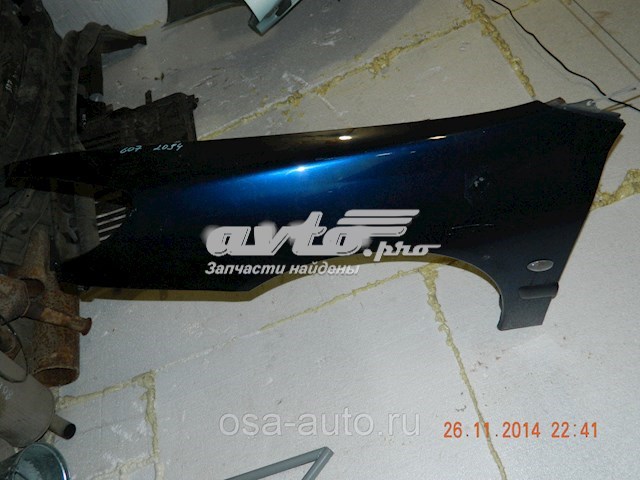 Błotnik przedni lewy do Peugeot 607  9D, 9U