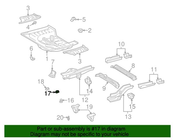 Wkładka dna nadwozia Toyota Carina E sedana (T19) (1992 - 1997) cena, od 3,91 USD